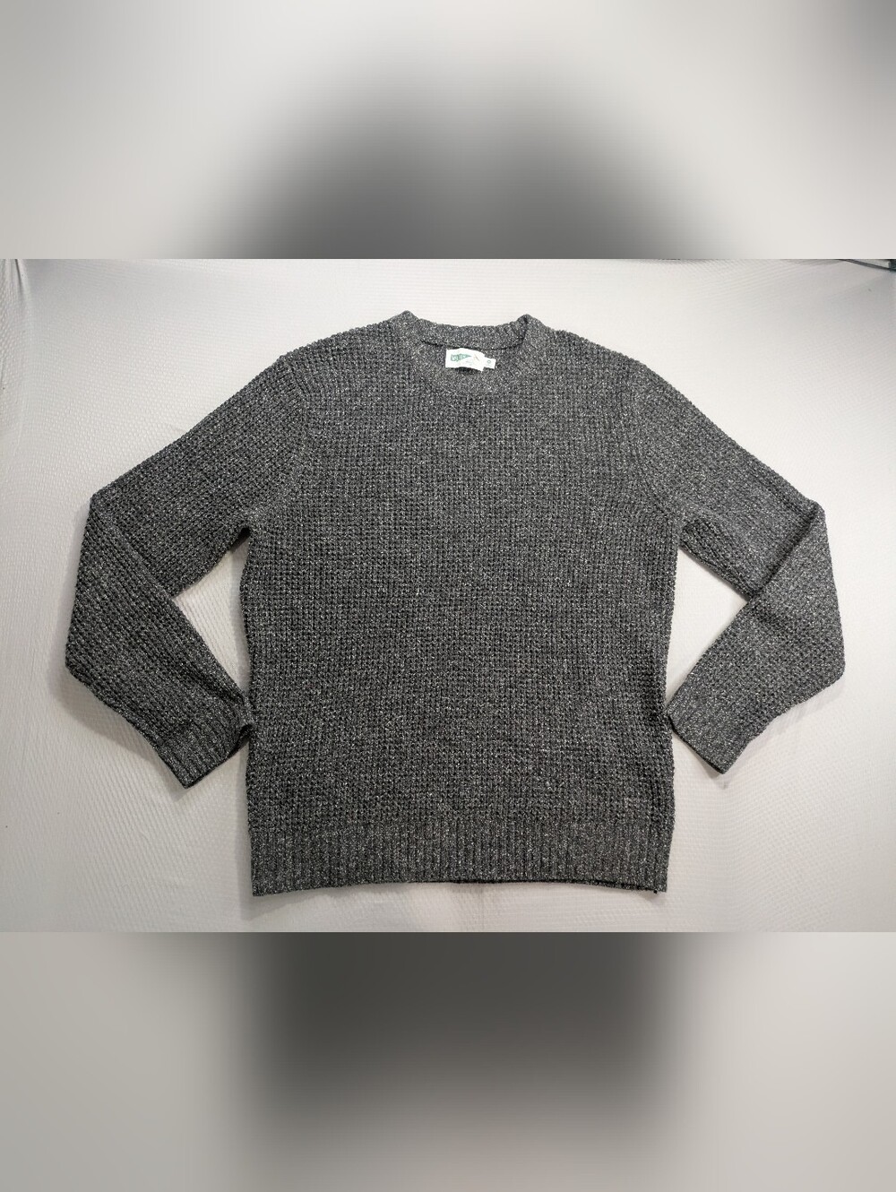 Wellen Cotton Blend Headlands Crewneck Pullover Knit Sweater Gray Men’s XL